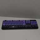 FD Wireless Keyboard and Mouse Combo | Cute Colorful Keyboard and Mouse with 2.4GHz Cordless Retro Typewriter Keyboard | Auto-Sleep | USB Receiver for Windows PC/Laptop - Black Purple Gradient