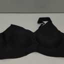 Airsong Minimizer Bras for Women Full Coverage Wireless Plus Size Seamless Bralette with Removable Pads Adjustable Comfort  70D, Black)
