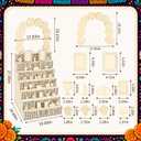Colingmill 7 Tier Wooden Dia De Los Muertos Altar, Arch