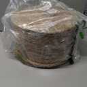 Set of 24 Round Woven Placemats 12 Inches Bulrush Placemats Natural Hand-Woven Boho Rattan Placemats Wicker Table Mats Farmhouse Weave Place Mats for Home Dining Table