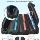Charging Dock for Switch 2 JoyCon, Magnetic Fast Charger Station for 4 JoyCons with LED Indicators & Charging Cable, Overcharge Protection, Switch Joy Con 2 Accessories, Black