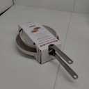 KitchenAid Hard Anodized Ceramic Induction Nonstick Cookware 2-Piece Frying Pans/Skillet Set, Dishwasher Safe, 8.25 Inch and 10 Inch Non Stick Fry Pans with Stainless Steel Handles - Porcelain White