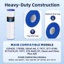 PF-07077 Compatible with CCP420, Clean and Clear Plus 420, PCC105-PAK4, R173576, C-7471, 178584, 817-0106, FC-6470 Pool Filter Cartridges,4 x 105 Sq. Ft,LOD: 26-1/16"7, 4 Pack