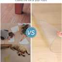 Area Mat for Hard Floor, 3'5' Transparent PVC Area Rug for Home, Waterproof Durable Floor Protector for Dining Room, Large Anti-scratch Floor Mats for Laundry Room, Baby Play, Kitchen, Pet Litter Mat