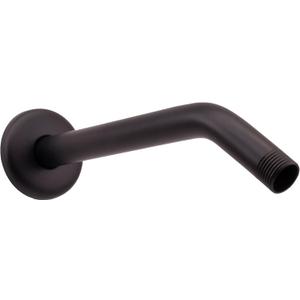 Westbrass 1/2" IPS x 10" Shower Arm with Sure Grip Flange, Oil Rubbed Bronze, D302-1-12