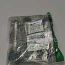 Kickdown Door Stopper 4 Inches - 4 Packs One Touch Adjustable Height Door Stop for The Bottom of Door Zinc Alloy Metal Door Stopper with Rubber Tip & Wall Protectors for Wide Doors Satin Nickel