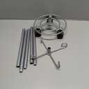 Lumex Deluxe Rolling IV Pole with 4 Hooks