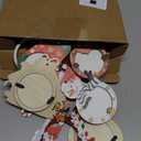 16 Pcs Christmas Photo Frame Ornaments Wooden Nutcrackers Santa Snowman Snowflake Picture Frame Tree Decoration DIY Photo Keepsakes for Xmas Party Decorations Winter Holiday Gift (Classic)