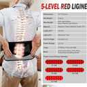 Red-Light-Therapy-for-Body,2026 Upgraded-4 Modes 5 Stage Power Medical-Grade TPU Mat for Body Pain Relief,20"x 9"Dual Wavelength Infrared Red Light Blanket LEDs