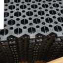 Vodaland Permeable HexPave System - Grass & Gravel Pavers - 100% Recycled PPE Plastic, Handles 27,000 lbs, 1" Depth, 65 s.f / 22 Units