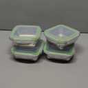 4 Pack Stainless Steel Sandwich Containers with Lids 25. 4 oz Metal Food Container for Lunch Boxes with Airtight Silicone Seal for Sandwiches and Snacks (Green)