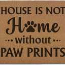 Funny Dog Door MatsFunny Dog Lovers Mom Dad Gifts Door Mat for Home Outside Entryway, Funny WelcomeArtificial Coir Doormat Rugs for Patio Entry Kitchen Decor, 17x30 Inch