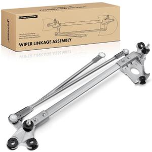 A-Premium Front Windshield Wiper Transmission Linkage Assembly Compatible with Honda Vehicles - Civic 1996 1997 1998 1999 2000, Sedan, Without Wiper Motor - Replace# 76530S04G01