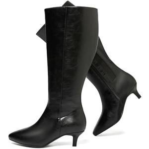 Ruiee Women's Extra Wide Calf Knee High Boots True Wide Width Slouchy Ladies Boots, Comfortable Plus Size Tall Long Boots for Women. Size 11XW