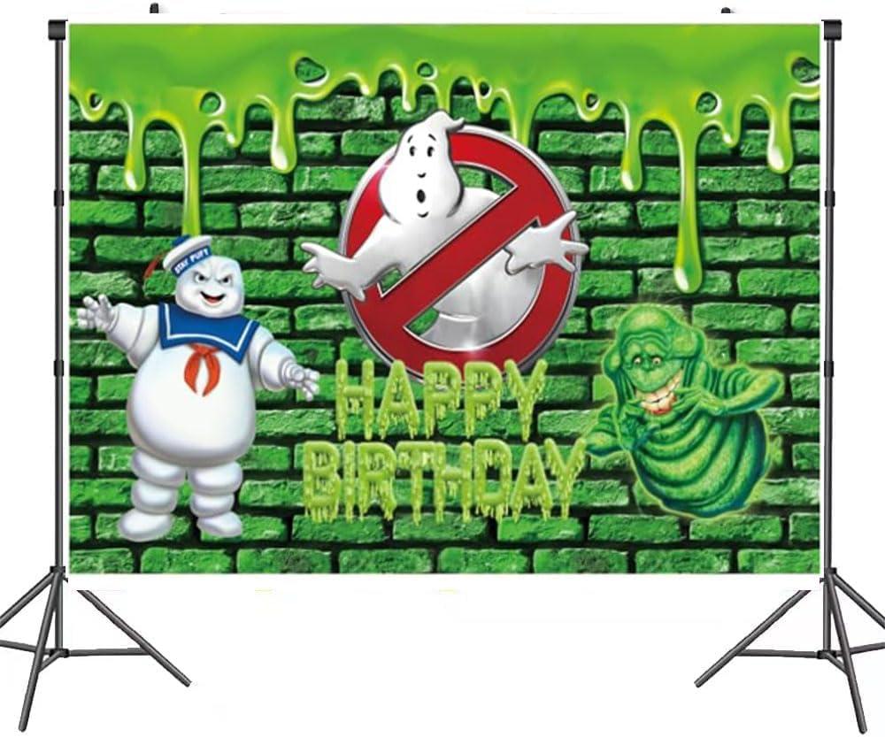 5 * 3ft Ghosts Backdrop Themed Birthday backgroud Backdrop for Indoor Party Party Decorations Supplies