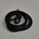 6ft Propane Hose Adapter 1lb to 20lb with Gauge, Propane Adapter Hose 1 lb to 20 lb Converter,5-40lb Propane Tank Hose Adapter forWeber Q Grill/Coleman Stove/Blackstone Griddle/Buddy Heater (6ft Updated)