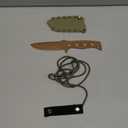 Benchmade Knives: 375FE-1 Adamas Fixed Blade - CPM CruWear - Flat Earth Cerakote