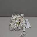 Philips 100 LED Warm White Twinkling Faceted Mini Christmas Lights on White Wire - UL Listed for Indoor/Outdoor Use - 35.33' Length with 4" Bulb Spacing - String Lights for Christmas Tree Decorating