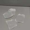 Stone Coasters for Drinks, Set of 4 (Dia. 4 in), Quick Absorbent Diatomaceous Earth Coaster with Aesthetic Marble Pattern, Desk & Coffee Table Decor, House Warming Gifts New Home - White