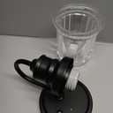 Black Semi Flush Mount Ceiling Light, Small Hallway Light Fixture, Vintage Close to Ceiling Light Fixture for Bathroom, Entryway, Foyer,