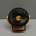 ohyes Cordless 5IN Jobsite Fan Fit For DeWALT 20V Max Battery Brushless Motor Variable Speed USB Fast Charging For Camping and Workshop(Battery not included)