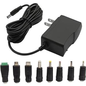 5V 1A 10ft Long Power Supply Adapter AC 100V-240V to DC 5 Volt 1Amp 0.5A Replacement Power Cord for Security Camera Baby Monitor USB Type C with 8TIPS (10ft Extension Power Cable)