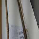 WELLAND 48 inch White Mission Floating Shelves for Wall, Bathroom and Bedroom, Modern Display and Book Shelves, Kitchen (47 1/4" x 9 1/4" x 2")