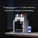 QIDI Box Multi-Color 3D Printing System for QIDI PLUS4 3D Printer, Active Drying (65C), NFC Intelligent Recognition and Filament Auto-Reload, Double Hardened Steel Gear for PLA/PETG/ABS/CF/GF/PA/PC