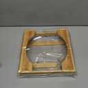 9-inch Paper Plate Dispenser, Under Cabinet Bamboo Plates Holder, Kitchen Counter Vertical Plate Dipensers Holders Countertop Caddy