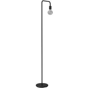 Globe Electric 12937 Holden 70" Floor Lamp, Black, Satin Finish, In-Line On/Off Foot Switch