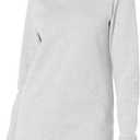 Amazon Essentials Women's Open-Neck Loose-Fit Fleece Tunic Sweatshirt (Gray, XL)