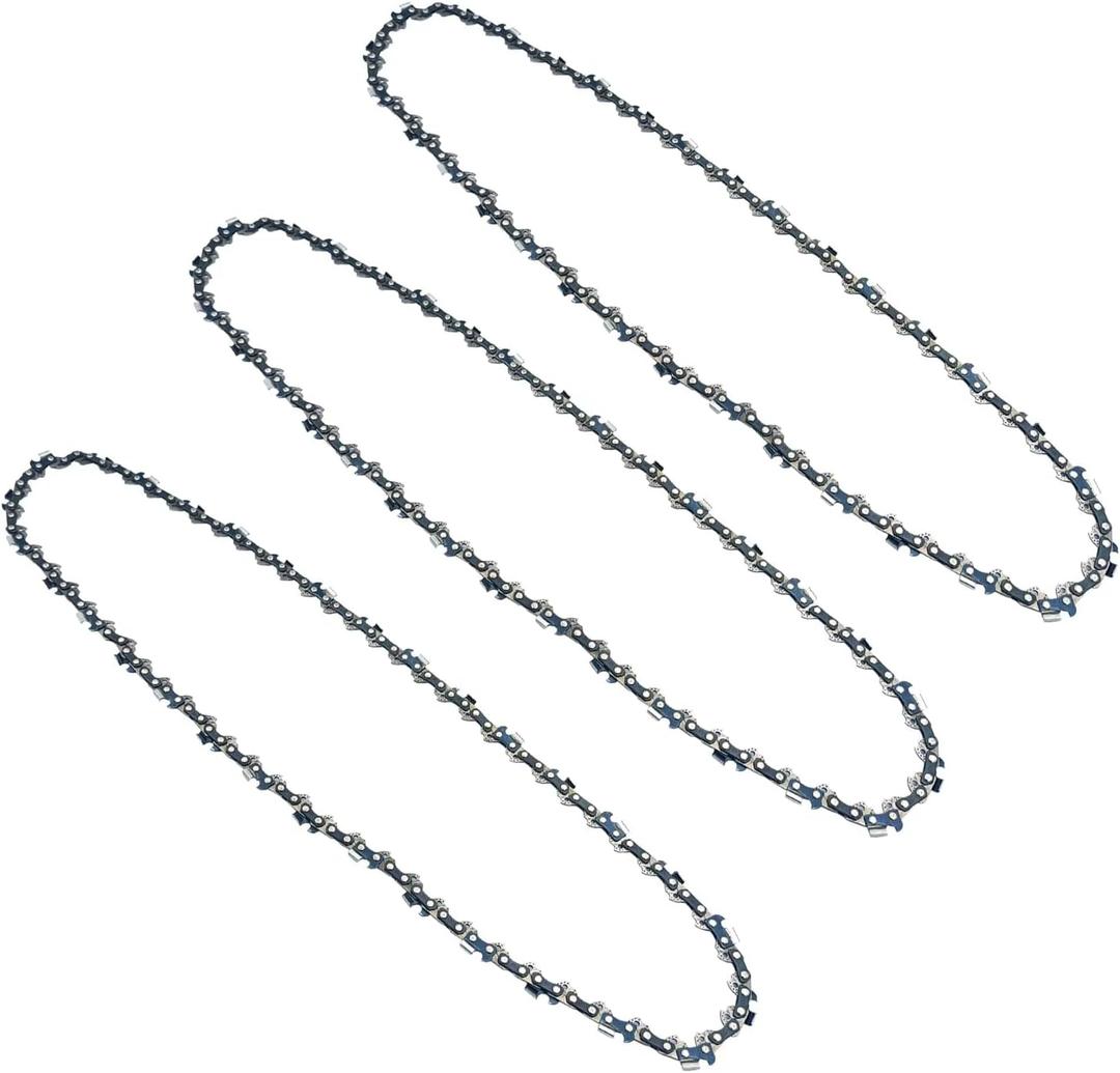 3 PackAC1800 18 Inch Chain Saw Chain for EGO Power+ CS1800 CS1804 Chainsaw, EGO Chainsaw 18 Inch Replacement Chain, Ego Chainsaw Parts, 62 Drive Links, Safe and Reliable