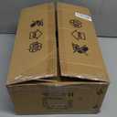 Hanging Lights with Plug in Cord, 3-Light 14.3FT Stepless Brightness Flower Shaped Hanging Lamp with On/Off/Dimmable Switch, Boho Handwoven Chandelier Rattan Pendant Light for Bedroom Nursery (Brown