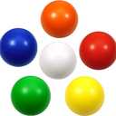 TOAOB Stress Relief Balls Non-Toxic Squeeze 6 Pack 2.5 Inch Colorful Foam Balls for Kids and Adults Hand Exercise Squishy Relief Toys for Anxiety ADHD Autism