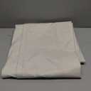 100% Blackout Shield Linen Blackout Curtains for Bedroom 84 Inches Long, Back Tab/Rod Pocket Living Room Drapes, Thermal Insulated Blackout Curtains 2 Panels Set, 50" W x 84" L, Cream