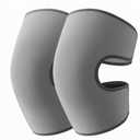 Heated Knee Braces, grey