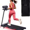 Walking Pad Treadmill with Handle Bar, Eelectric Treadmill for Home, Small Walking Pad Treadmill with Incline, Portable Mini Treadmill with Handles for Home Exercising, 3.5HP, 0.6-10MPH, 400LBS