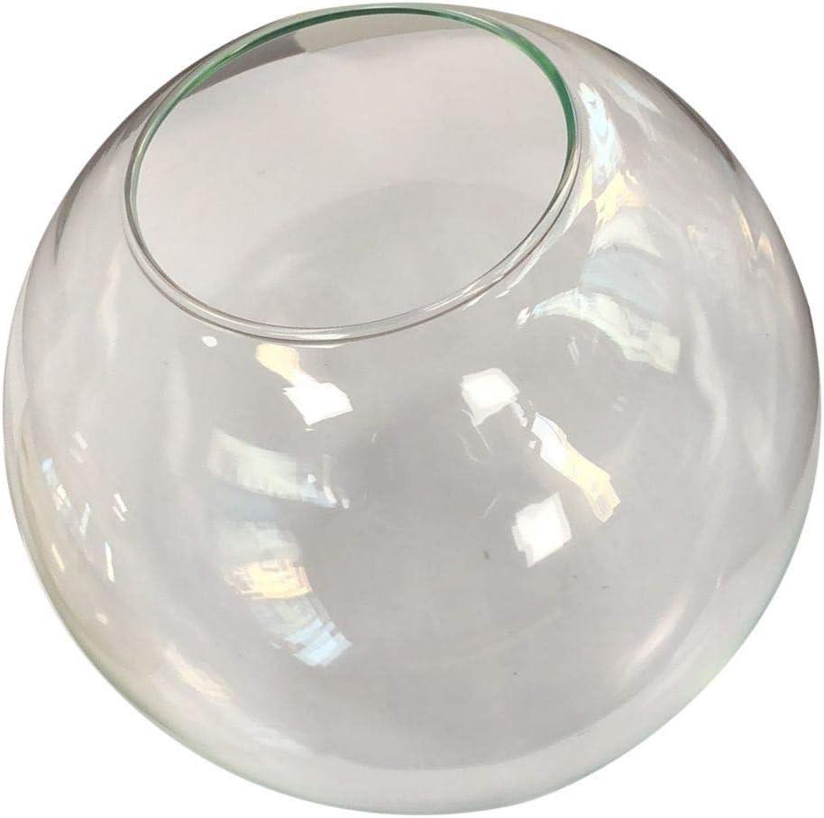 KCO Lighting Replacement Glass Globe Shade,Modern Clear Lampshade Glass Accessories for Pendant Wall Sconces (Clear)