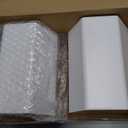 Jetec Hexagonal Jewelry Display Risers Hexagonal Market Display Risers Stands Acrylic Showcase Acrylic Stand for Jewelry Model Figures Decoration, 6 Sizes(White,12 Pieces)