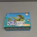 Dan&Darci Dino Egg Bath Bombs for Kids - Easter Basket Stuffers - Kid Baths Bomb with Surprise Inside - Dinosaur Toys Gift for Boys and Girls Ages 6 7 8 Years Old Gifts - Fun Educational Toy Fizzy