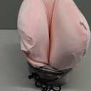 tuphen Camping Pillow Travel Pillow Cooling Memory Foam Pillows for Sleeping Camp Backpacking Airplane Trip Beach Outdoor Lightweight (Pink)