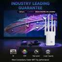 WiFi Extender Internet Booster, 10000 Sq.ft Long Range Repeater Wireless Routers Amplifier, Support More Network Devices at Home, Mesh Wi-Fi 80% Faster, Broader Than Ever, 1 Tap Setup