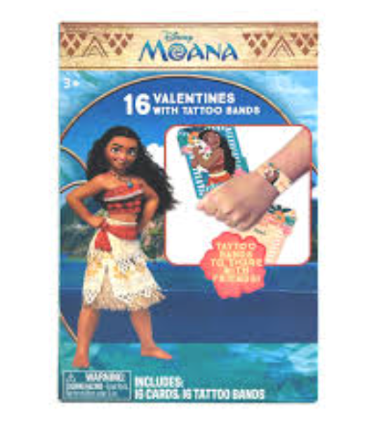 Exchange Cards Tattoo Arm Bands Moana 2 Pack