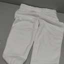 Easton Boy's PRO+ Baseball Pants | Youth Sizes | Full Length | Elastic Bottom | Multiple Colors (White, L)