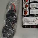 Brake Caliper Compression Tool, Caliper Piston Compressor Tool With Additional 2 pcs Large Steel Plate and 2 Hooks, 360°Adjustable Brake Caliper Tool for Single Twin Quad Piston Calipers (Red)