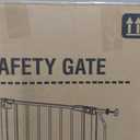 Baby Gate No Drilling, 29"-40" Auto Close Dog Gate Indoor for Doorways & Stairs, Pressure Mounted Adjustable Pet Gate, Easy Walk Through Child Gate for Children & Pets Stroller Friendly, White