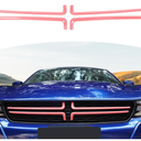 RT-TCZ for Charger Front Grill Grille Inserts Trim Cover Pink for Dodge Charger 2015-2023 Pink Exterior Accessories 4pcs