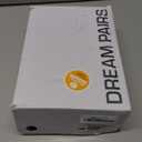 DREAM PAIRS Women's Chunky Low Block Heels Mary Jane Closed Toe Work Pumps Comfortable Round Toe Dress Wedding Shoes EDENIA (8 Wide, Black)