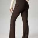 Heathyoga Cargo Pants Women Fleece Lined Leggings Waterproof Hiking Pants Women Thermal Pants Warm Wide Leg Sweatpants Winter (M)