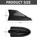 Car Shark Fin Antenna Cover - Fashionable Shark Antenna for Car Decorations,Water Resistant Antennas Cover Replacement Automotive Exterior Accessories for Cars/Hatchback